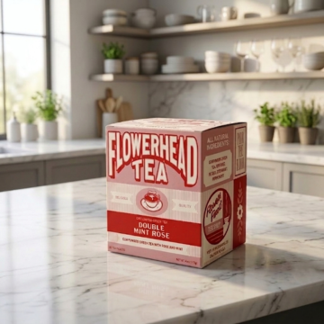 Double Mint Rose Tea Bags