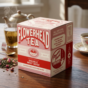 Double Mint Rose Tea Bags