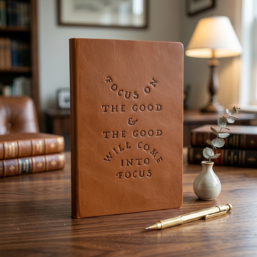 Focus On The Good Vegan Leather Journal