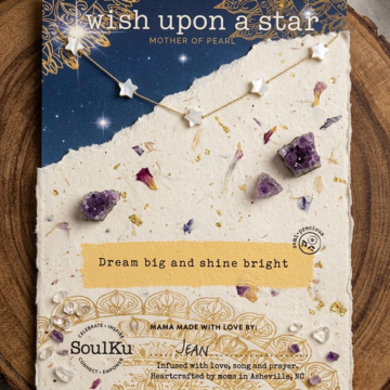 Mother of Pearl Star Celestial Necklace