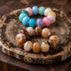 Stone Bead Bracelets (3) Stone Bead Bracelets